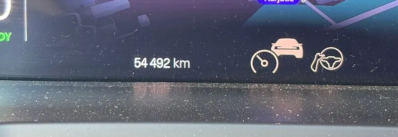 Polestar 2 kulutus ja mittaristo 17000km