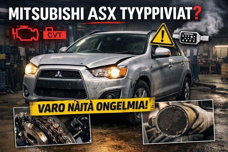 Mitsubishi ASX tyyppiviat – mitä omistajan ja ostajan on syytä tietää?