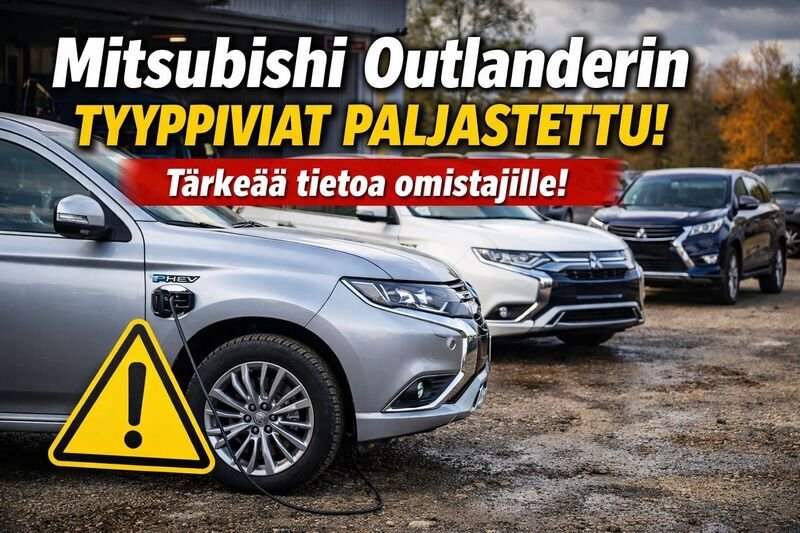 Mitsubishi Outlander tyyppiviat – mitä omistajan ja ostajan on hyvä tietää?