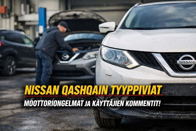 Nissan Qashqai – tyyppiviat, kokemuksia ja moottoriongelmat eri sukupolvissa