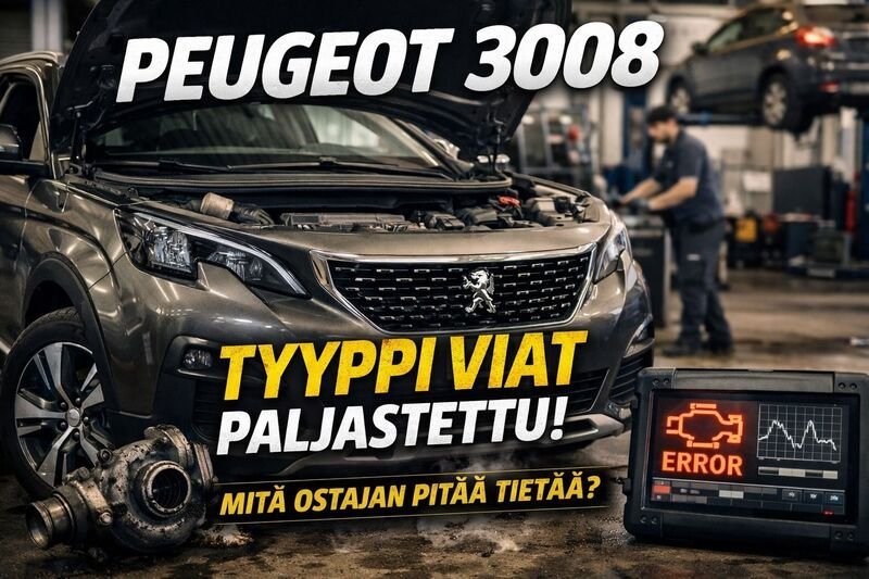Peugeot 3008 tyyppiviat – mitä omistajan ja ostajan on oikeasti hyvä tietää?